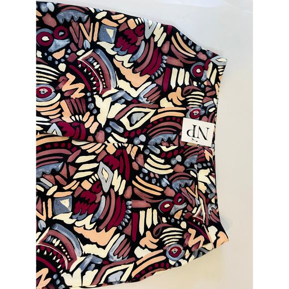 NWT Nina Parker Womens Plus 2X Tribal Printed Tailored Straigh Leg Pants Artsy - Picture 7 of 16
